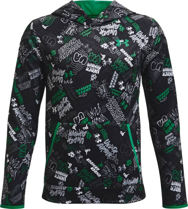 Under Armour Boys' Armour Fleece Scribble Hoodie