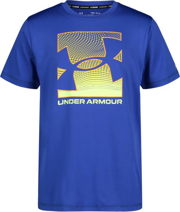Under Armour Boys' Digital Warp Short Sleeve Surf Shirt product image
