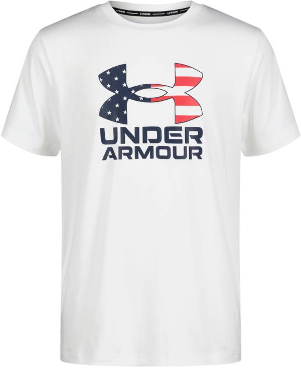 Under Armour Boys' Americana Short Sleeve Surf Shirt