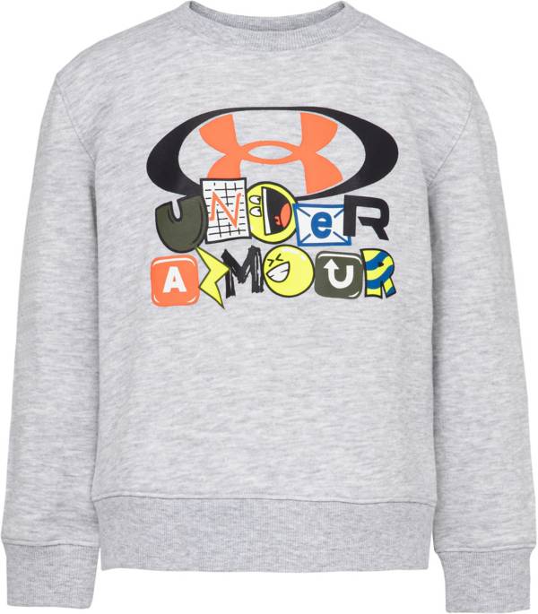 Under Armour Boys' Sticker Pack Crewneck