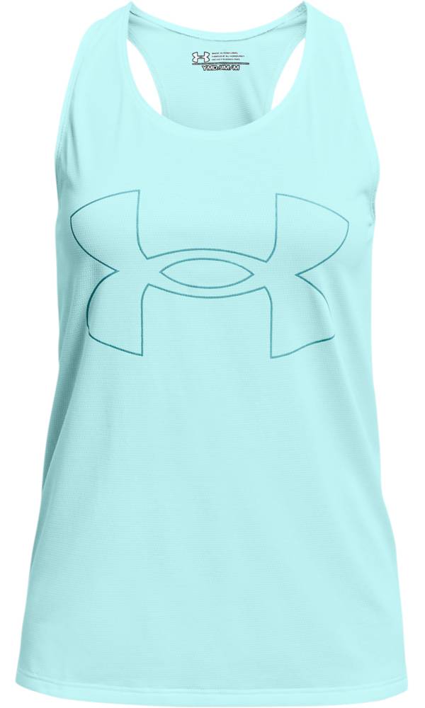 Under Armour Girls' Bubble Tech Big Logo Tank Top