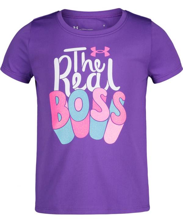 Under Armour Girls' Real Boss Short Sleeve T-Shirt