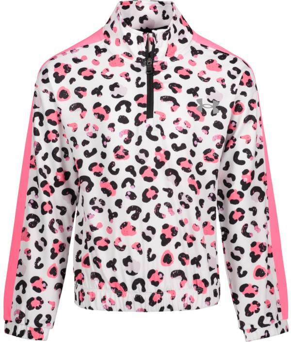 Under Armour Little Girls' Cheetah 1/4 Zip Pullover