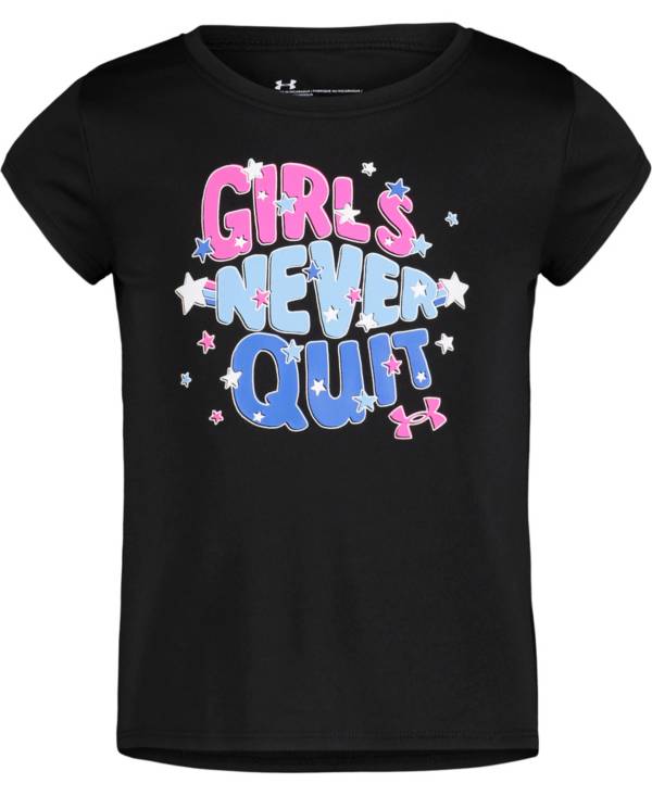 Under Armour Girls' Never Quit Short Sleeve T-Shirt