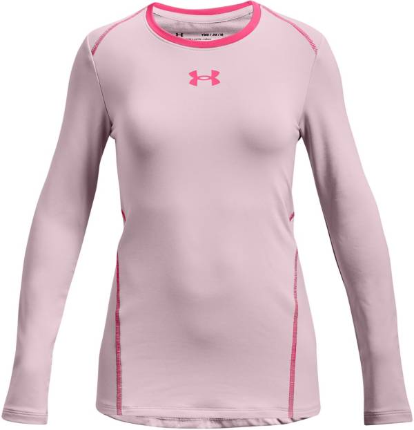 Under Armour Girls' ColdGear Long Sleeve Crewneck Shirt