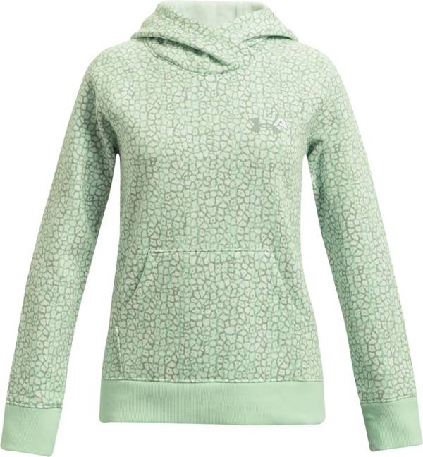 Under Armour Girls' Rival Fleece Print Hoodie