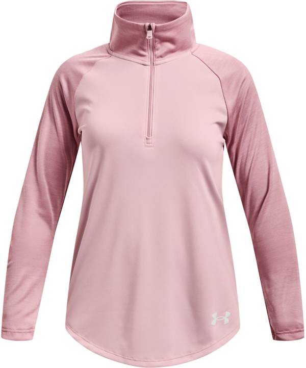 Under Armour Girls' UA Tech Graphic ½ Zip Top