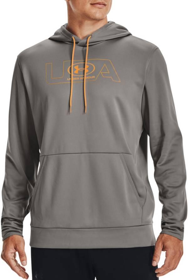 Under Armour Men's Armour Fleece Symbol Wordmark Hoodie