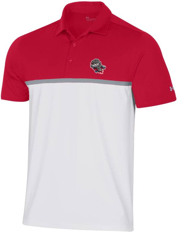 Under Armour Men's Rocket City Trash Pandas Red Gameday Polo