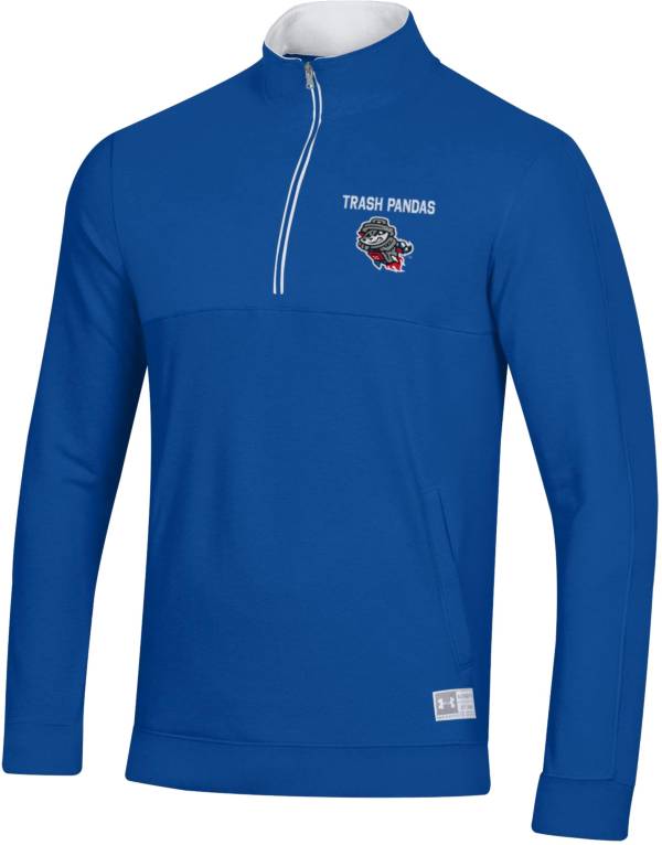 Under Armour Men's Rocket City Trash Pandas Royal Quarter-Zip Shirt