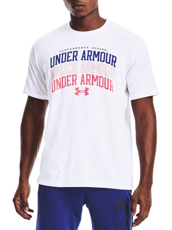 Under Armour Men's Multi Color Collegiate Short Sleeve Graphic T-Shirt