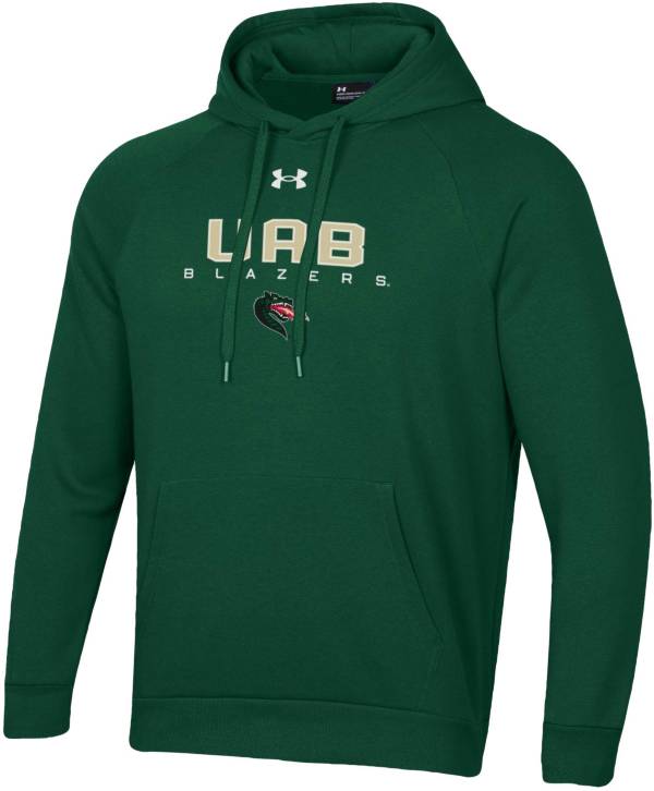 Under Armour Men's UAB Blazers Green All Day Hoodie