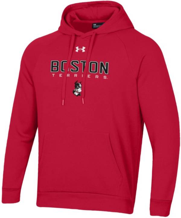 Under Armour Men's Boston Terriers Scarlet All Day Hoodie
