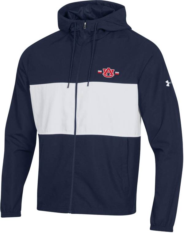 Under Armour Men's Auburn Tigers Blue Wind Full-Zip Jacket