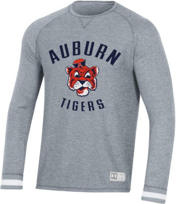 Under Armour Men's Auburn Tigers Grey Gameday Thermal Long Sleeve T-Shirt