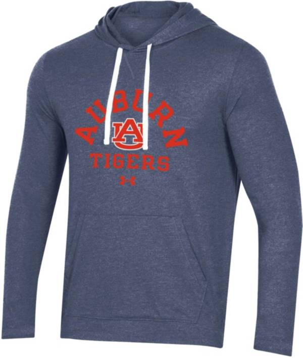 Under Armour Men's Auburn Tigers Navy Bi-Blend Pullover Hoodie
