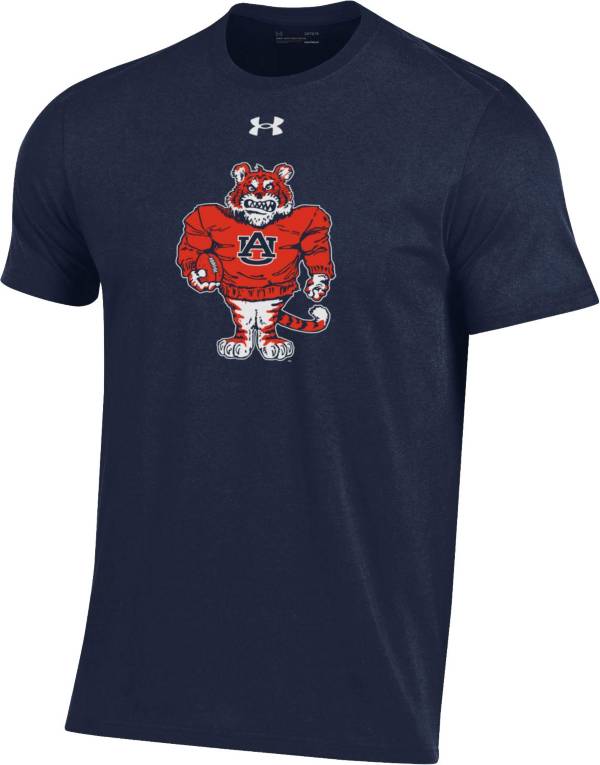 Under Armour Men's Auburn Tigers ‘Color Out' Performance Cotton Blue T-Shirt