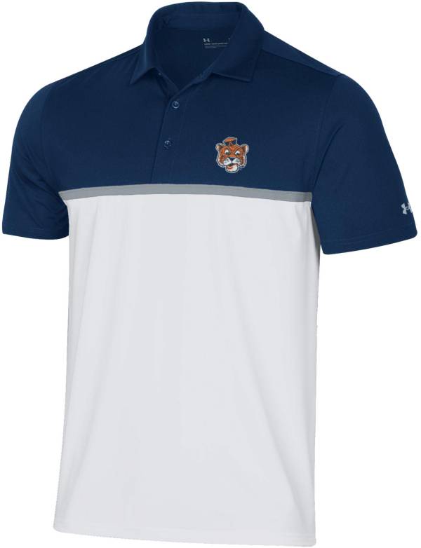 Under Armour Men's Auburn Tigers Blue Gameday Polo