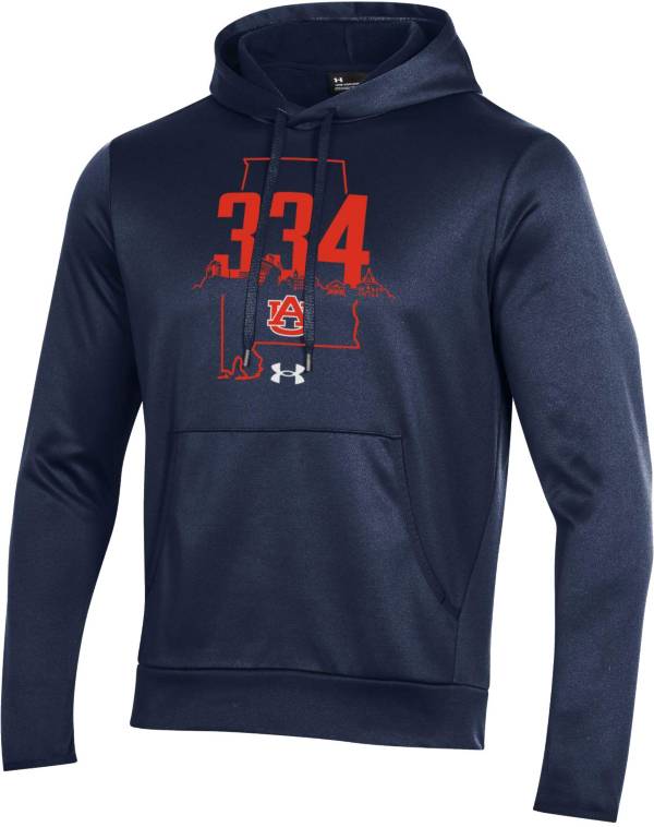 Under Armour Men's Auburn Tigers Blue '334' Area Code Pullover Hoodie product image