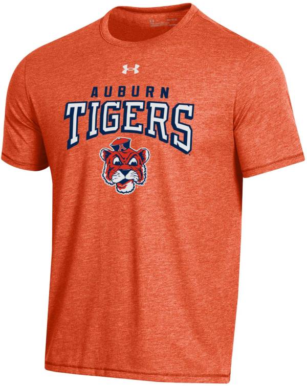 Under Armour Men's Auburn Tigers Orange Bi-Blend Performance T-Shirt