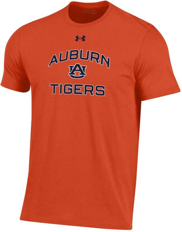 Under Armour Men's Auburn Tigers Orange Performance Cotton T-Shirt