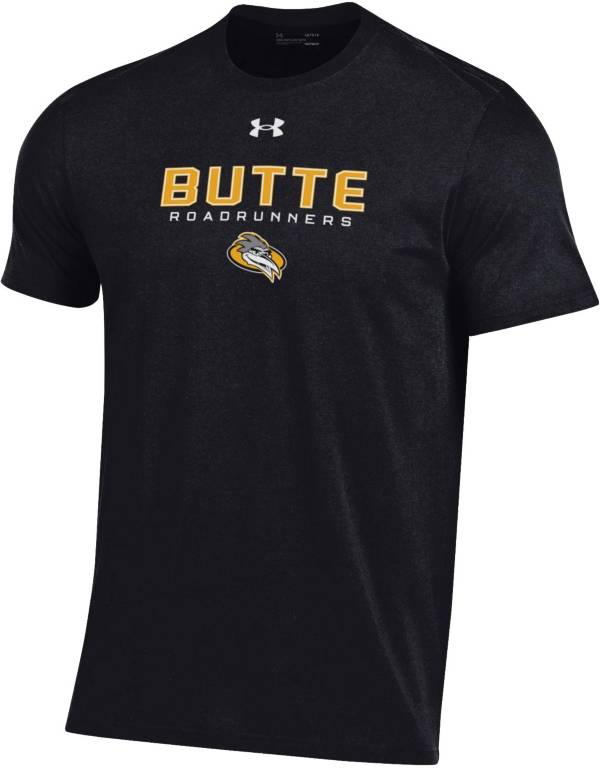 Under Armour Men's Butte College Roadrunners Black Performance Cotton T-Shirt