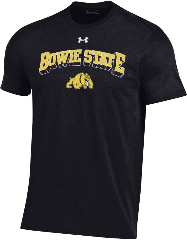 Under Armour Men's Bowie State Bulldogs Black Performance Cotton T-Shirt