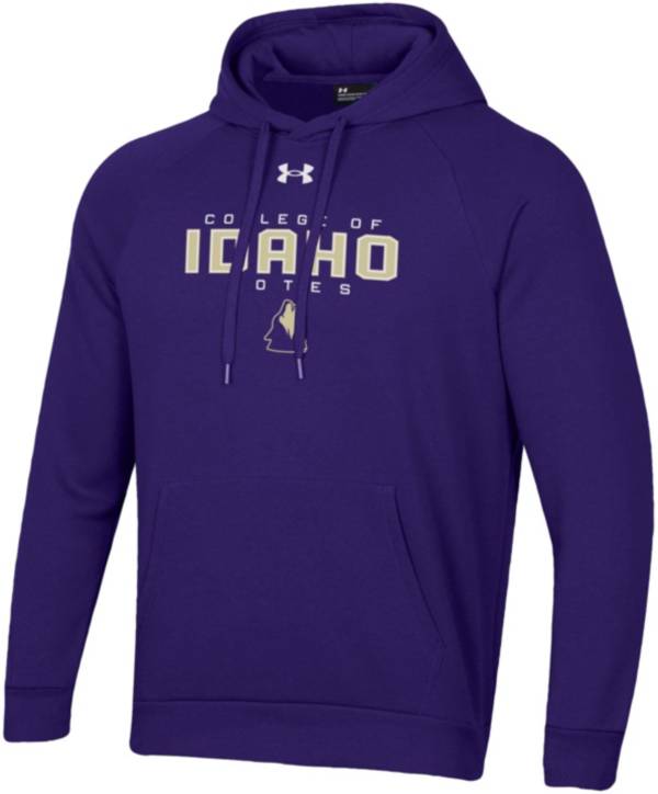Under Armour Men's College Of Idaho Yotes Purple All Day Hoodie