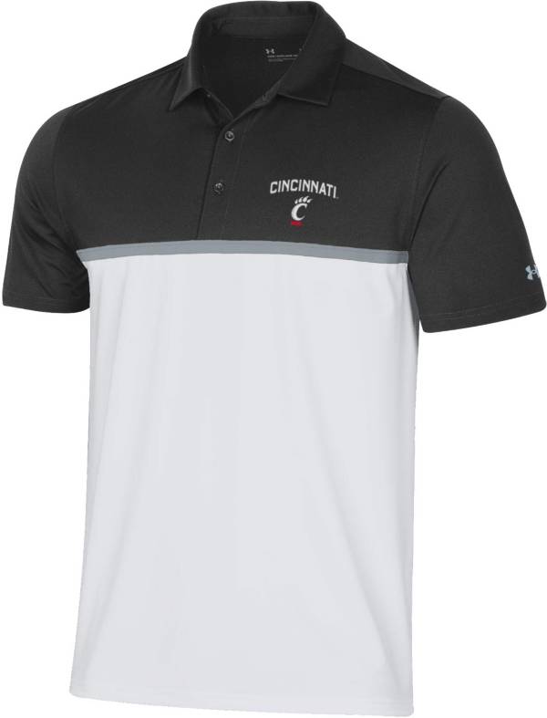 Under Armour Men's Cincinnati Bearcats Black Gameday Polo