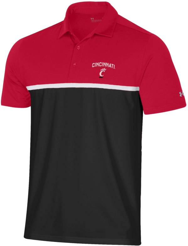 Under Armour Men's Cincinnati Bearcats Red Gameday Polo