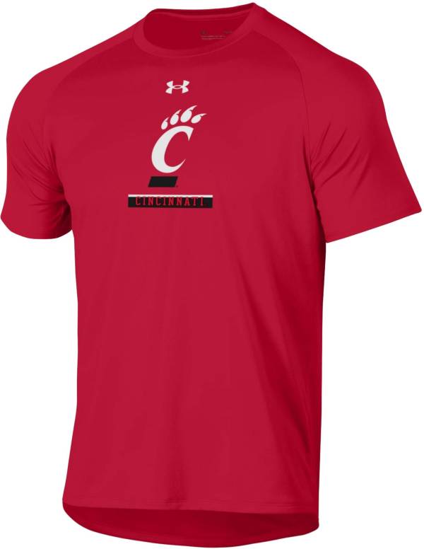 Under Armour Men's Cincinnati Bearcats Red Tech Performance T-Shirt