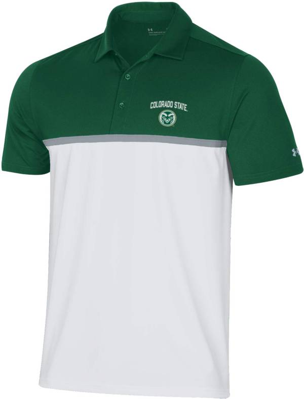 Under Armour Men's Colorado State Rams Green Gameday Polo