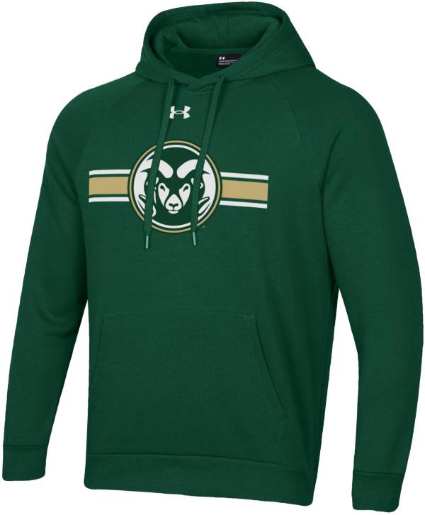 Under Armour Men's Colorado State Rams Green All Day Hoodie