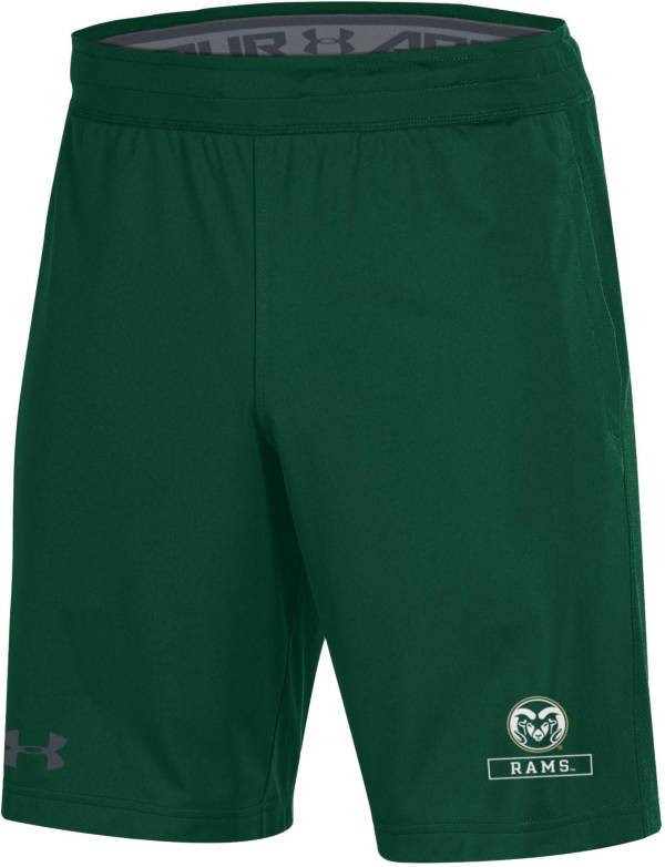 Under Armour Men's Colorado State Rams Green Raid Performance Shorts