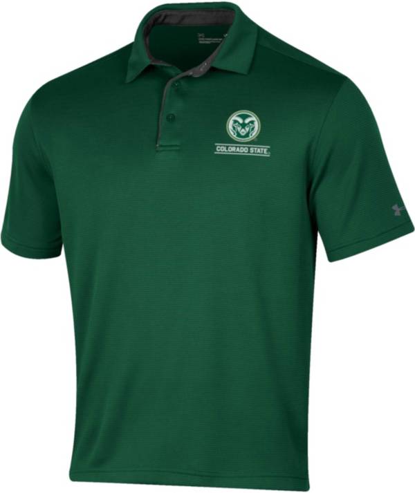 Under Armour Men's Colorado State Rams Green Tech Polo