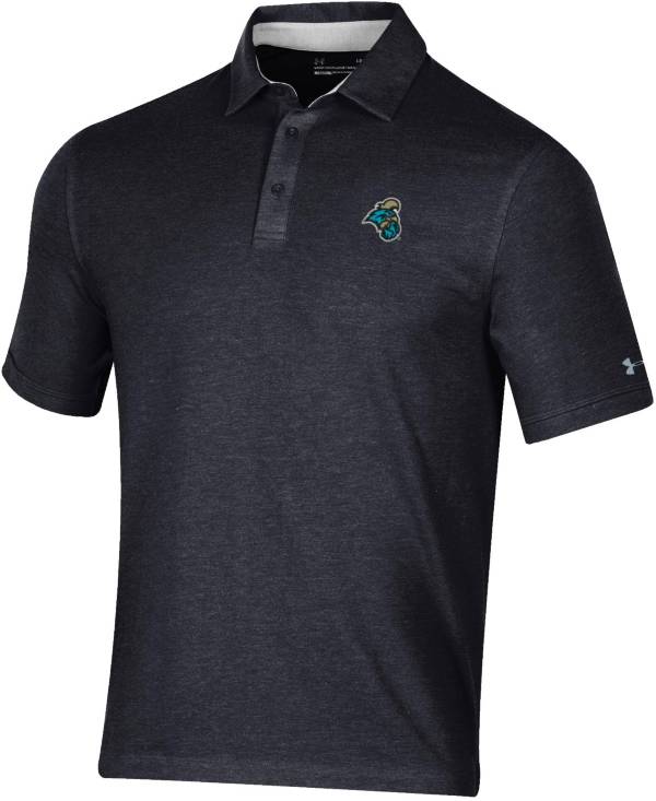 Under Armour Men's Coastal Carolina Chanticleers Black Polo