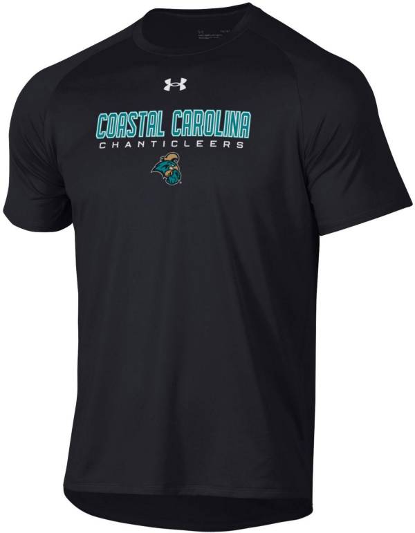 Under Armour Men's Coastal Carolina Chanticleers Black Tech Performance T-Shirt