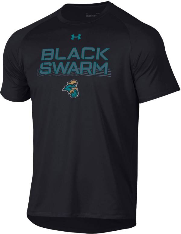 Under Armour Men's Coastal Carolina Chanticleers Black Tech Performance T-Shirt