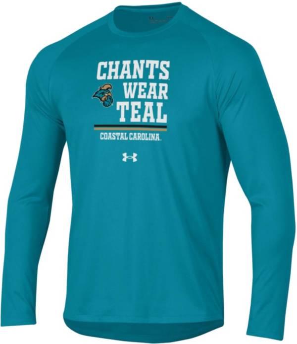 Under Armour Men's Coastal Carolina Chanticleers Teal ‘Chants Wear Teal' Performance T-Shirt product image