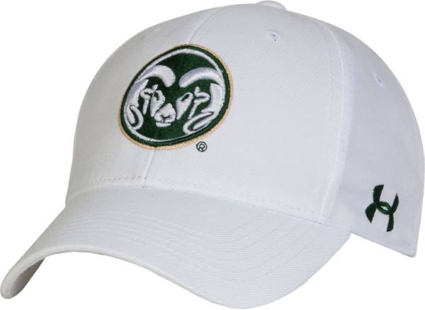 Under Armour Men's Colorado State Rams White Adjustable Hat