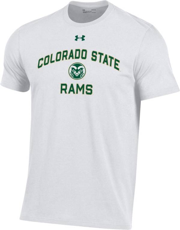 Under Armour Men's Colorado State Rams White Performance Cotton T-Shirt product image