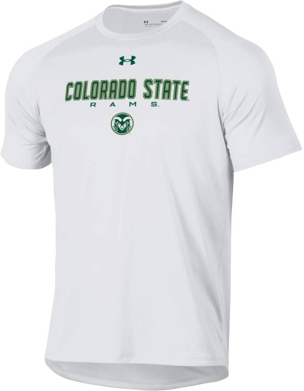 Under Armour Men's Colorado State Rams White Tech Performance T-Shirt product image