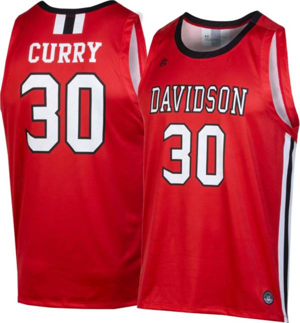 Under Armour Men's Davidson Wildcats Stephen Curry #30 Red Replica Basketball Jersey