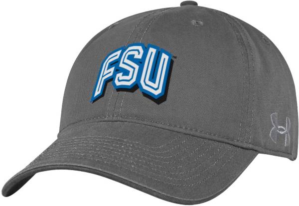 Under Armour Men's Fayetteville State Broncos Grey Cotton Twill Adjustable Hat