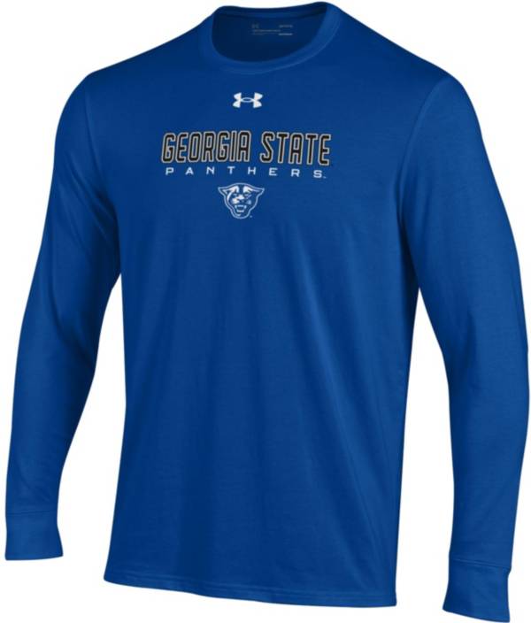 Under Armour Men's Georgia State Panthers Royal Blue Performance Cotton Long Sleeve T-Shirt