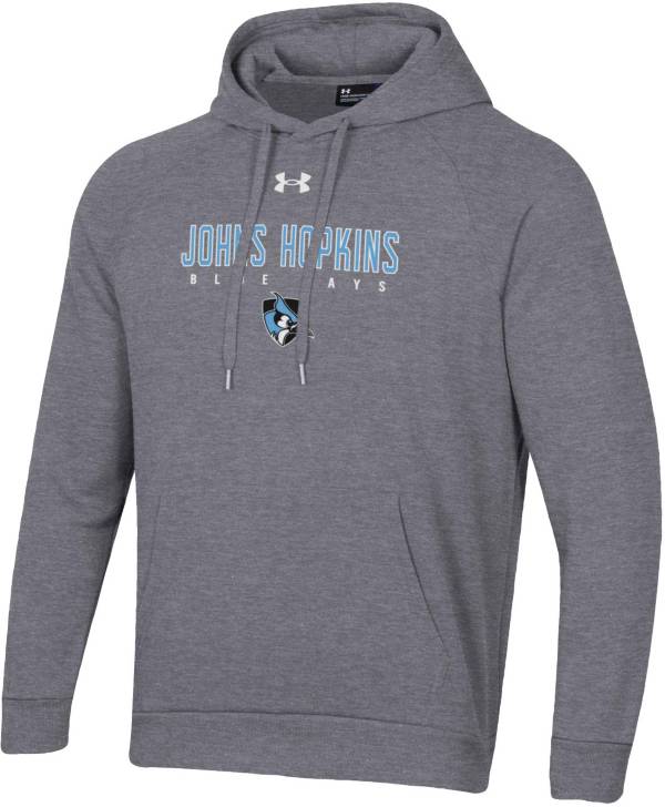 Under Armour Men's Johns Hopkins Blue Jays Grey All Day Hoodie