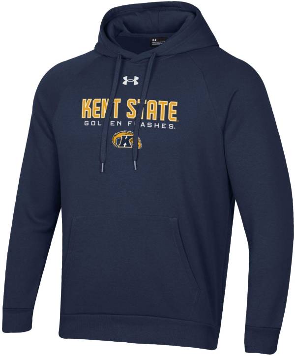Under Armour Men's Kent State Golden Flashes Navy Blue All Day Hoodie
