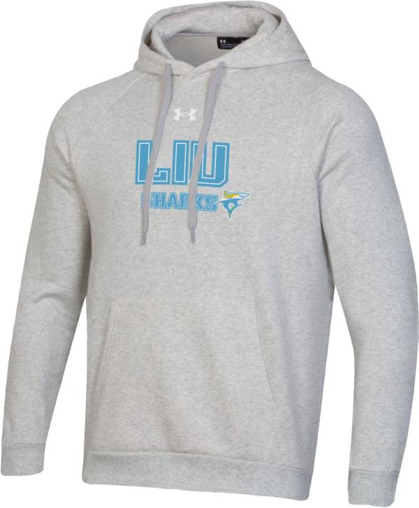 Under Armour Men's LIU Brooklyn Blackbirds Grey All Day Hoodie