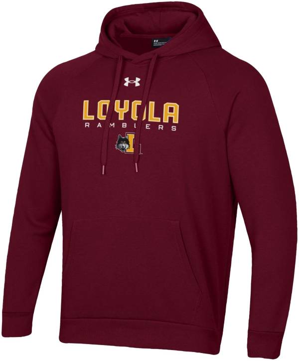 Under Armour Men's Loyola-Chicago Ramblers Maroon All Day Hoodie