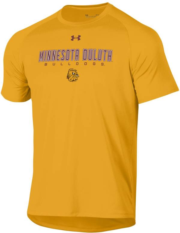 Under Armour Men's Minnesota-Duluth Bulldogs Gold Tech Performance T-Shirt